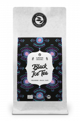 Juodoji ledinė arbata su braškėmis 